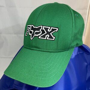 Fox Racing Men's Legacy‎ Flexfit Hat, Kelly Green, XS/S Excellent Condition